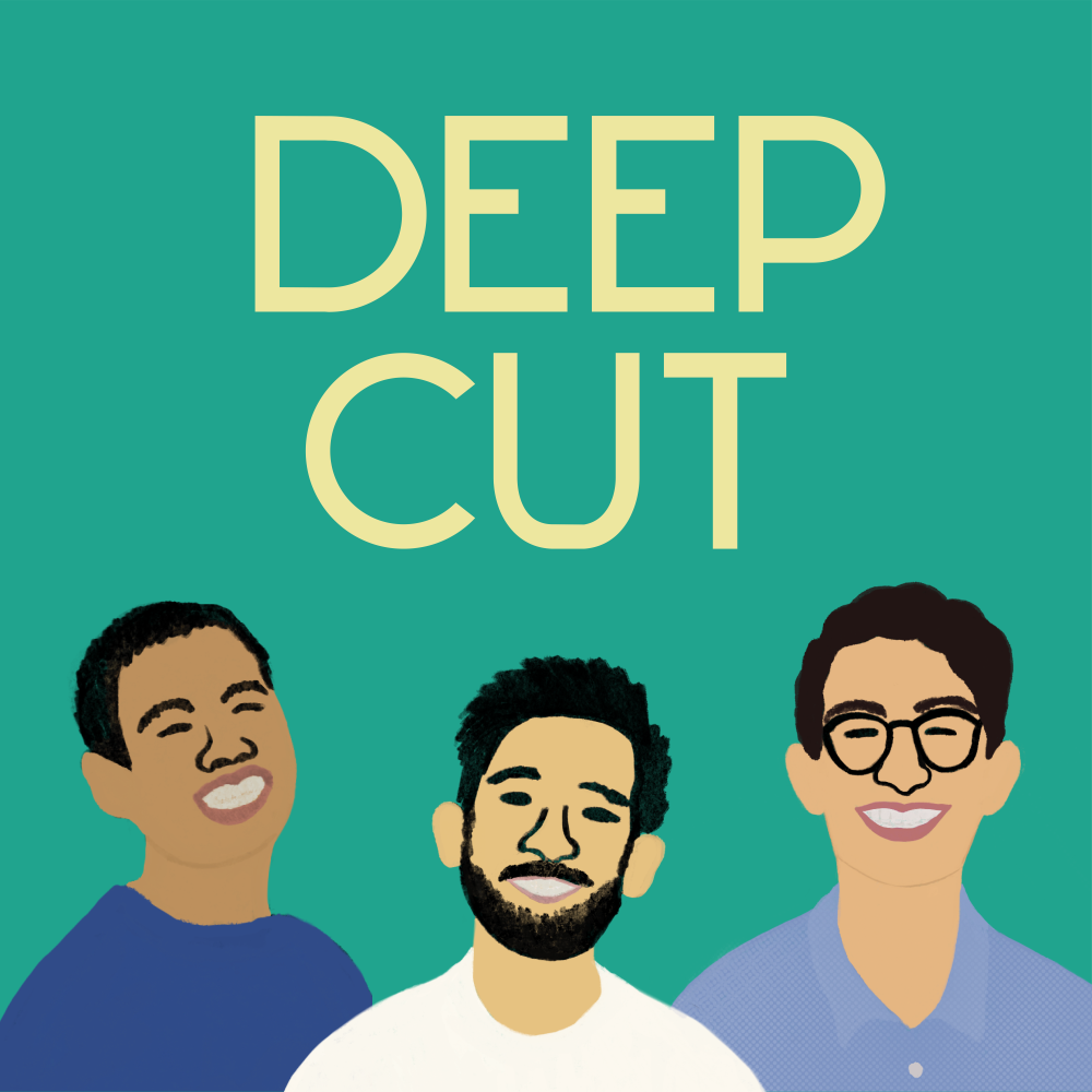 Deep Cut: A Film Podcast Logo